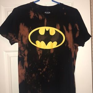 Batman Bleached/Tie Dye T-shirt